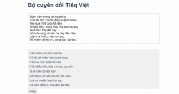 Xuất hiện công cụ chuyển đổi nhanh tiếng Việt thành 