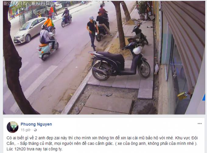 Status tr&ecirc;n trang facebook Phuong Nguyen.