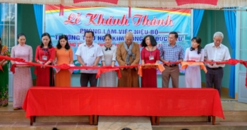 Bàn giao công trình cho trường học sinh đồng bào dân tộc tỉnh Bình Phước
