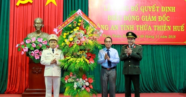 Phó Tư lệnh Cảnh sát cơ động làm Giám đốc Công an tỉnh Thừa Thiên Huế