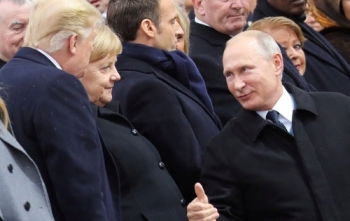 Ông Putin đối thoại cùng ông Trump tại Paris