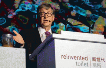 Tỷ phú Bill Gates phát minh lại... bồn cầu