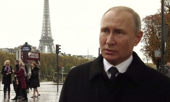 Ông Putin ủng hộ kế hoạch thành lập quân đội châu Âu của Tổng thống Pháp