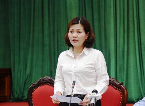 Ph&oacute; Chủ tịch UBND quận Long Bi&ecirc;n - Đinh Thị Thu Hương.