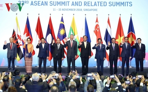 Thủ tướng kết th&uacute;c tốt đẹp chuyến tham dự Hội nghị Cấp cao ASEAN 33 v&agrave; c&aacute;c hội nghị cấp cao li&ecirc;n quan. (Ảnh: VOV)