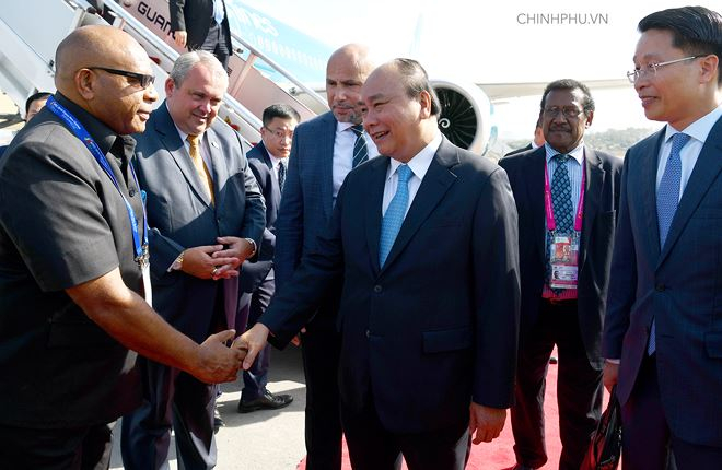 Thủ tướng Nguyễn Xu&acirc;n Ph&uacute;c bắt đầu chuyến tham dự Hội nghị APEC 26