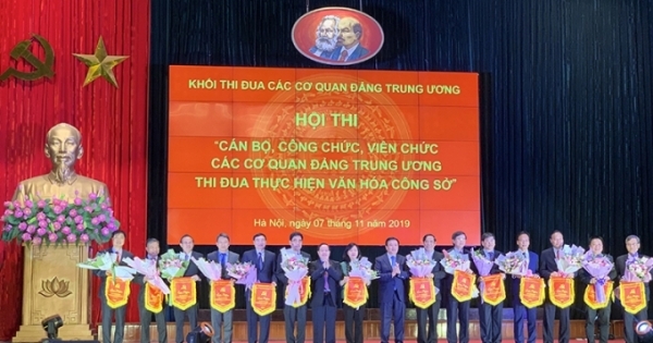 Sôi nổi hội thi thực hiện văn hóa công sở các cơ quan Đảng Trung ương