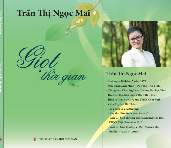 Bìa tập thơ Giọt thời gian