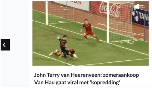 Báo Hà Lan gọi Văn Hậu là John Terry của Heerenveen