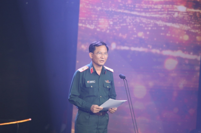 Thiếu tướng Nguyễn Kim Tôn phát biểu tại chương trình