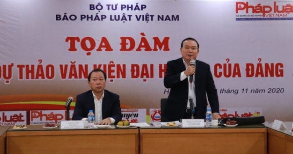 Tọa đàm Góp ý dự thảo văn kiện Đại hội XIII của Đảng tại Báo Pháp luật Việt Nam