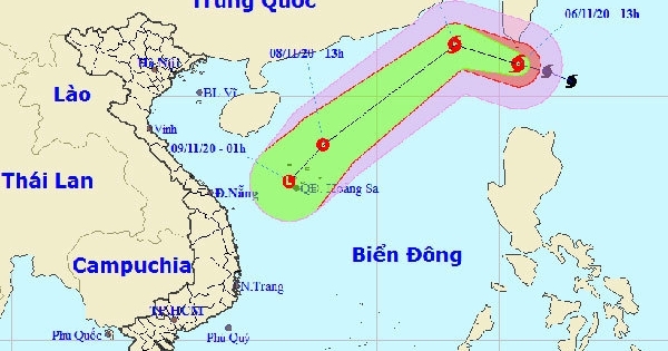 Hàng loạt cơn bão sẽ xuất hiện trong thời gian tới trên Biển Đông