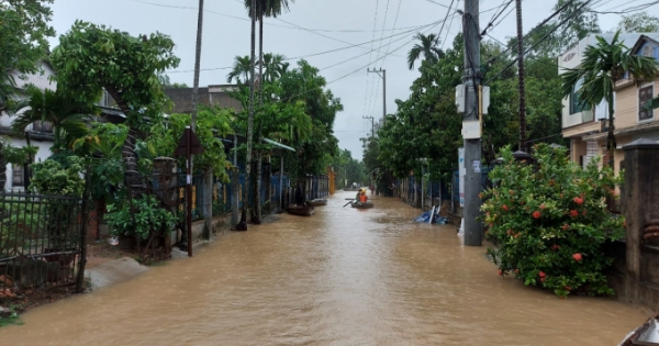 Quảng Nam: Tiếp tục có lũ khẩn cấp trên sông Vu Gia, Thu Bồn