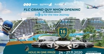 16 xe sang chờ đón golfer trong giải đấu mừng khánh thành khách sạn FLC Grand Hotel Quy Nhon