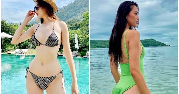 Đọ body của Kỳ Duyên – Tiểu Vy: Hai nàng Hậu thích diện bikini nhất showbiz Việt