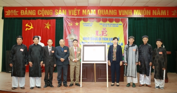 Bắc Giang: Lăng Quận công Nguyễn Thế Lai đón bằng di tích lịch sử cấp tỉnh