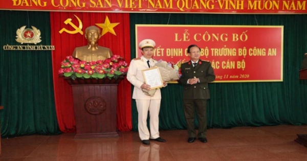 Thượng tá Nguyễn Thanh Hà được bổ nhiệm giữ chức vụ Phó Giám đốc Công an tỉnh Hà Nam