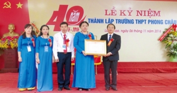 THPT Phong Châu (Phú Thọ) tự hào ngôi trường trên quê hương đất Tổ
