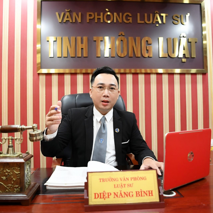 Luật sư Diệp Năng Bình, Trưởng văn phòng luật sư Tinh Thông Luật, người bảo vệ quyền lợi cho các bị cáo bị truy tố về tội cố ý gây thương tích ở Hoàng Mai.