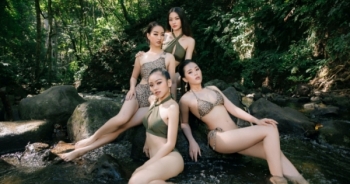 Thí sinh Hoa khôi Du lịch 2020 khoe dáng nóng bỏng với bikini