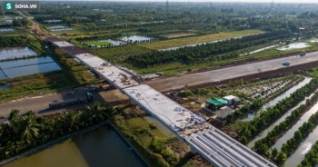 Cận cảnh cao tốc 12.000 tỷ đồng nối TP. Hồ Chí Minh - Tiền Giang trước ngày thông xe