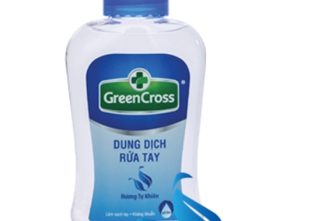 Dung dịch rửa tay Green Cross hương tự nhiên bị thu hồi trên toàn quốc