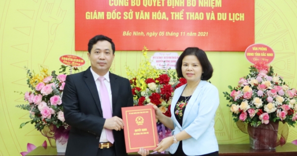 Bắc Ninh có Tân Giám đốc Sở Văn hóa, Thể thao và Du lịch
