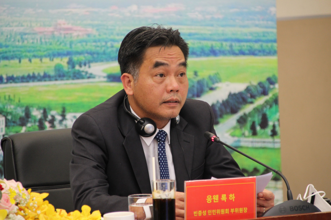 Ông Nguyễn Lộc Hà, Phó Chủ tịch UBND tỉnh Bình Dương phát biểu tại hội nghị