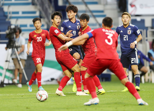 ĐT Việt Nam từng khiến Nhật Bản chật vật ở tứ kết Asian Cup 2019.