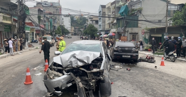 Quảng Ninh: "Ô tô điên" gây tai nạn liên hoàn, khiến nhiều người bị thương