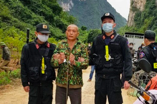 Công an tỉnh Lạng Sơn vừa bắt giữ nghi phạm Nguyễn Văn Chung
