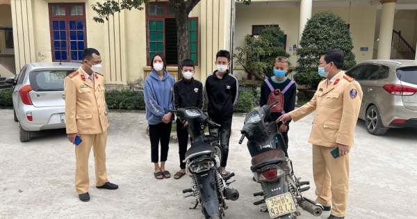 Thanh Hoá: Xử lý nghiêm nhóm thanh niên lạng lách, đánh võng, bốc đầu xe