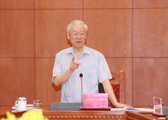Tổng Bí thư Nguyễn Phú Trọng chủ trì Hội nghị tổng kết 10 năm phòng, chống tham nhũng, tiêu cực