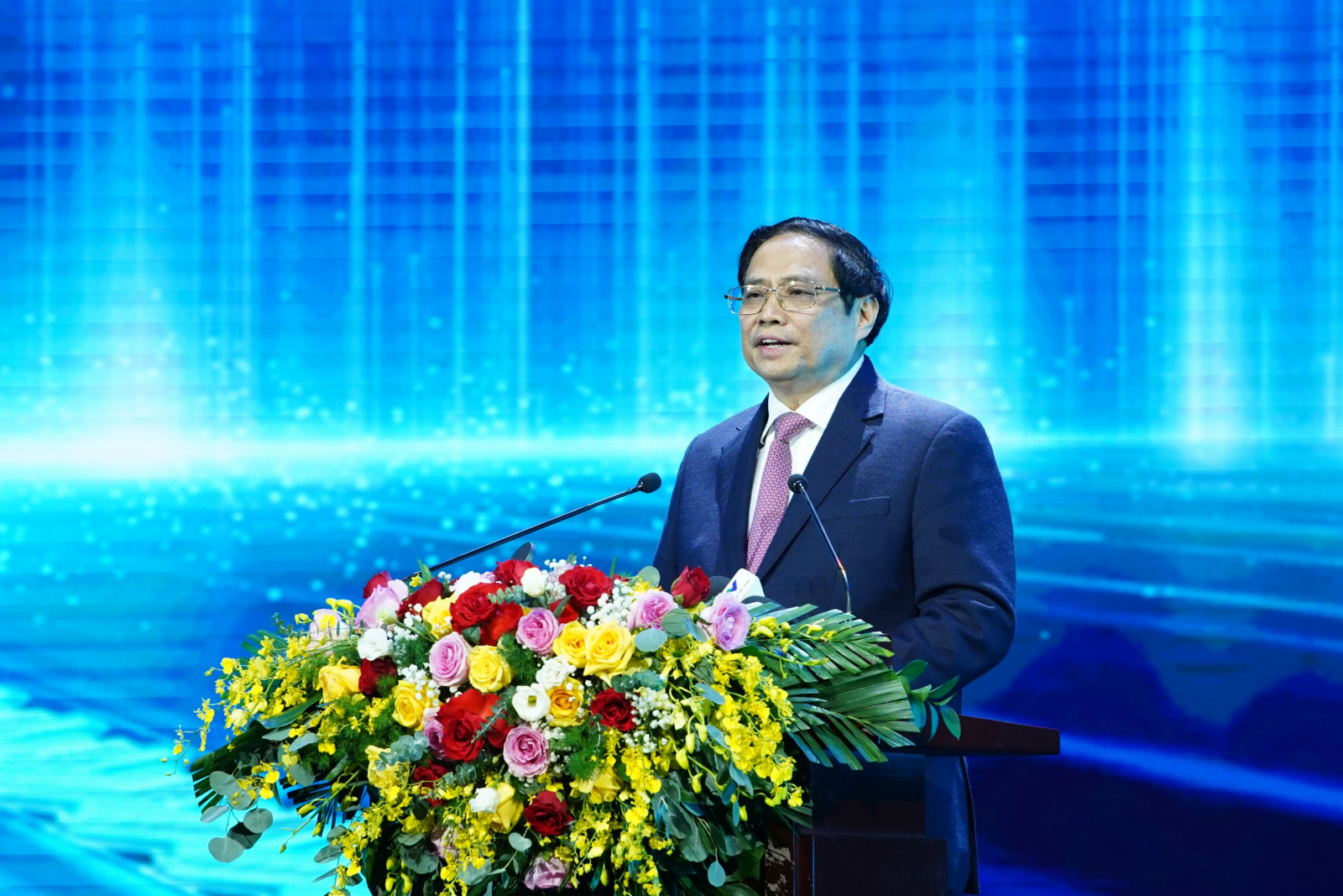 Thủ tướng Phạm Minh Chính phát biểu tại buổi lễ công bố