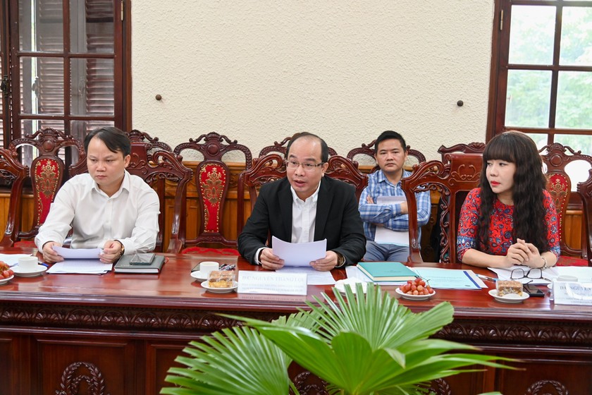 Phó Tổng Cục trưởng Nguyễn Thắng Lợi phát biểu khai mạc Toạ đàm.