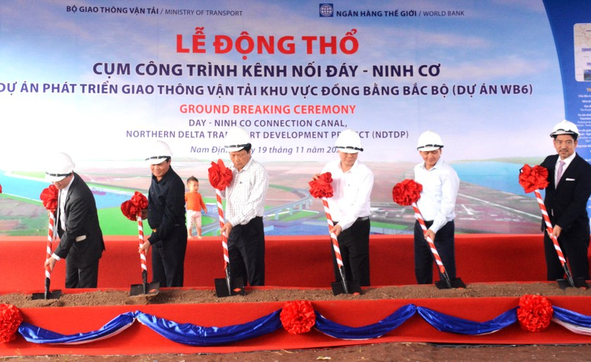 Dự án kênh nối Đáy - Ninh Cơ có 4 gói thầu xây lắp, khởi công từ năm 2020.