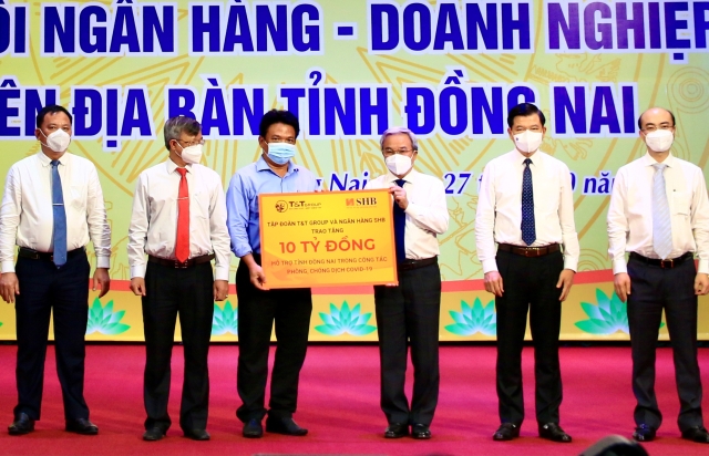 T&amp;amp;T Group và Ngân hàng SHB hỗ trợ gần 30 tỷ đồng giúp Ninh Thuận và Đồng Nai chống dịch