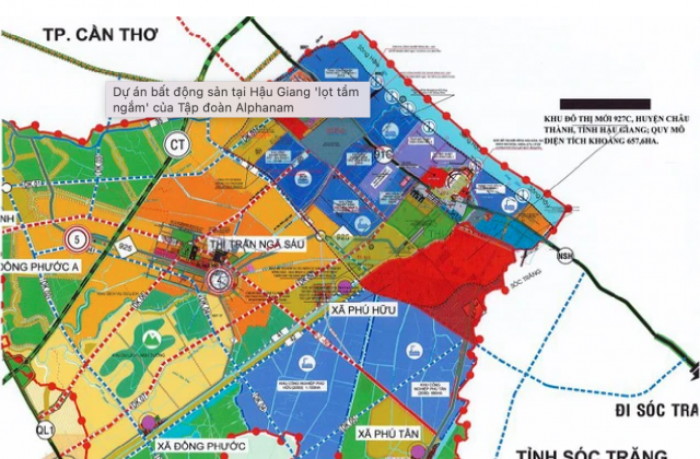 Tỉnh Hậu Giang lập quy hoạch Dự án khu đô thị quy mô hơn 600 ha