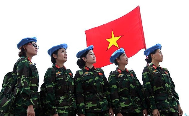 'Hình ảnh bộ đội Cụ Hồ đội mũ nồi xanh là biểu tượng Việt Nam gửi tới bạn bè quốc tế'