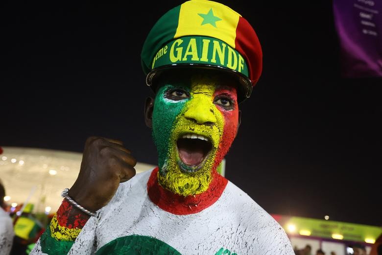 Một cổ động viên của đội tuyển Senegal