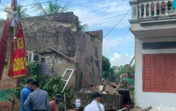 Hải Phòng: Ngôi nhà đổ sập sau tiếng nổ lớn, một người đàn ông thiệt mạng