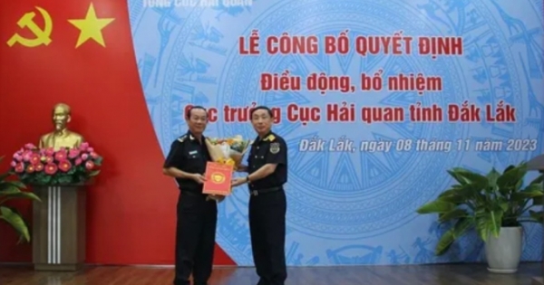 Ông Trần Hải Sơn giữ chức Cục Trưởng Cục Hải quan Đắk Lắk