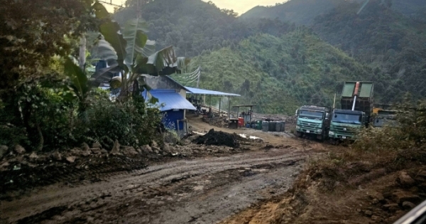 Hà Giang: Nguy hiểm luôn rình rập tại điểm khai thác khoáng sản thôn Nà Nèn