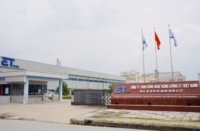 Bắc Giang: Một doanh nghiệp sản xuất tấm pin năng lượng mặt trời xây dựng công trình không phép