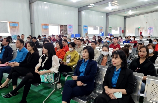 Đẩy mạnh phát triển đoàn viên tại Công ty TNHH Khải Thần, Khải Thừa Việt Nam