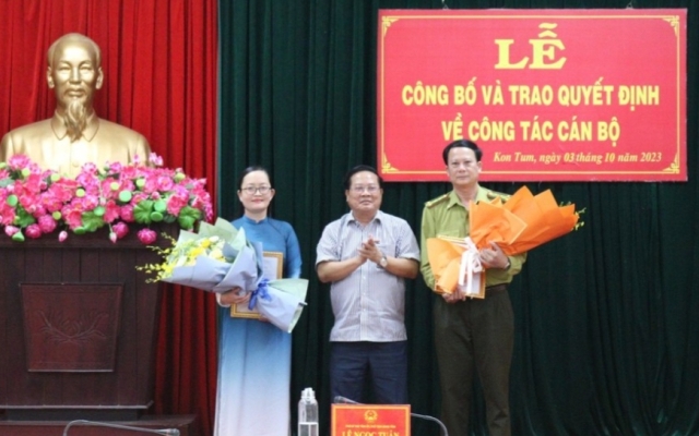 Ông Nguyễn Văn Nam giữ chức Chi Cục trưởng Chi cục Kiểm lâm tỉnh Kon Tum