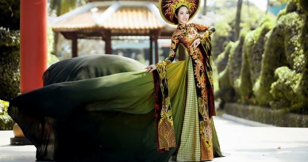 Ngắm áo dài Việt Nam tại cuộc thi Hoa hậu các quốc gia
