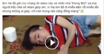 Nghệ An: Xé lòng clip thanh niên khuyết tật kêu cứu cho mẹ
