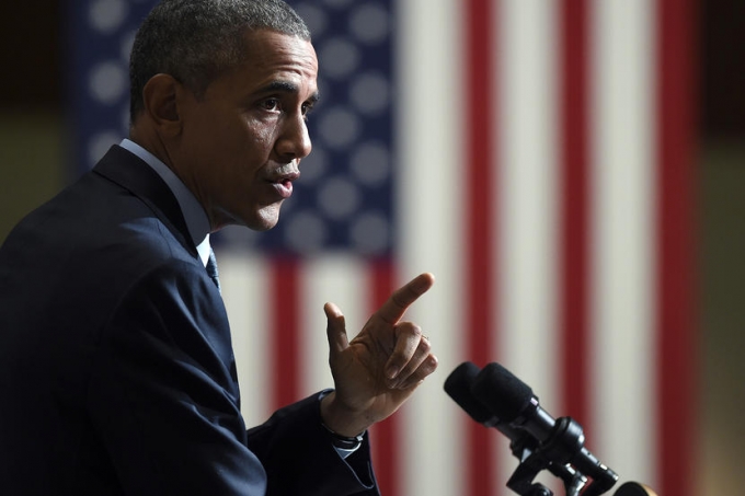 Sau vụ khủng bố ở California, Tổng thống Obama k&ecirc;u gọi sự ủng hộ nhiều hơn nữa của Quốc hội Hoa Kỳ trong cuộc chiến chống IS (Ảnh: AP)