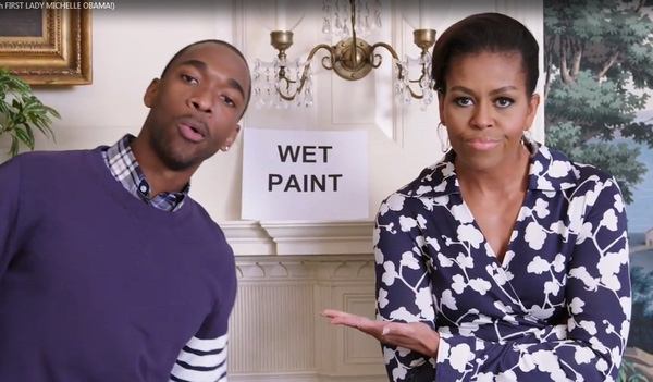 B&agrave;&nbsp;Michelle Obama đọc rap v&agrave; nhảy như một nghệ sĩ thực thụ